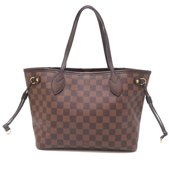 Louis Vuitton Neverfull PM Women's Tote Bag N51109 Damier Brown - Picture 1 of 10